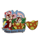 Disney Parks Exclusive Happy Easter Pin 2013 Chip   Dale Limited Edition 4000