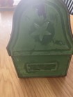 Vintage 1950s American Thermos Co Usa Green Metal Dome Lunch Box