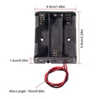 Aobao 6pcs 3 Aa Battery Holder 3 X 1 5v 4 5v Aa Battery Holder Case Box With    