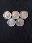 5 Silver Roosevelt Dimes Various Dates  90  Silver Lot Of 5 