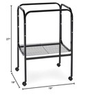 Prevue Pet Products Bird Cage Stand With Shelf In Black