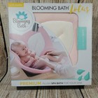 Blooming Baby Bath Lotus Pink White Gray Flower Girl Mat Infant