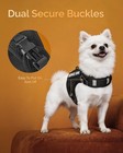 Service Dog Vest For Xx-small Dogs - Air Mesh Breathble Emotional Support Black