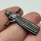 Vintage Savannah Figure Silver Tone Historical Souvenir Lapel Pin