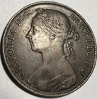 1882 Great Britain Large Penny-great Detail On This 143 Year Old Coin  