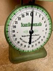 Vintage Green Metal Sears  Roebuck   Co 1906 Kitchen Farm Barn Scale   Tray