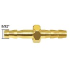 10 Pack 5 32  Id Hex Union Brass Hose Barb Fitting For Water Fuel Air