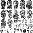 36 Sheets Temporary Tattoos Stickers  12 Sheets Fake Body Arm Chest Shoulder Tat