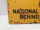 Vintage Sign      Property Boundary     Us Forest Service Department  10   x 7    Tin