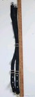 Vintage 1980s Black Silver Star Stud Suspenders Punk New Wave Clip Braces