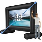 14 Ft Inflatable Projector Movie Screen For Outside  Blow Up Projector 14ft