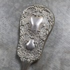 Vintage Antique Silver Hair Brush