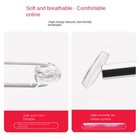 40pcs Adhesive Anti-slip Silicone Nose Pads Gasket Stick On For Eyeglasses Clear