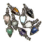 Pendulum Crystal For Dowsing Spiritual Divination Antique Stone Pendant Pendulo