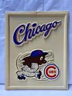 Vintage 1970 s Plastic Chicago Cubs Sign
