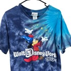 Walt Disney World 2017 Mickey Mouse Sorcerer Tie Dye T Shirt Womens Medium