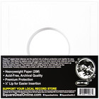  100  7  Record Inner Sleeves - White Archival Paper Acid Free 45rpm -  07iw 