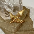 Antique Vtg Art Deco Gold Bird Victorian Monogram Brooch Lot 1800s 30s Love Dove