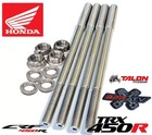 04 05 Trx450r Ti Cylinder Case Studs Honda 450r Titanium Crankcase Head Stud Kit