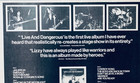 Thin Lizzy 1978 Vintage Poster Advert Live And Dangerous Phil Lynott