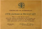 1979 Jamaica Silver Proof Set - 1 85 Oz  Silver