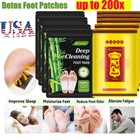 300pcs Detox Foot Patches Pads Body Toxins Feet Slimming Deep Cleansing Herbal