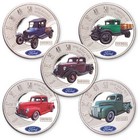 2025 Liberia 50 Years Of Ford Trucks 10 Coin Collection With Folder
