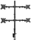 Quad 13 To 30 Inch Lcd Monitor Desk Mount   Adjustable 4 Screen Quad Mount