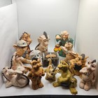 Vtg Krystonia 14 Pc Fantasy Dragon Figurine Lot Tudor Mint England Troll Wizard 