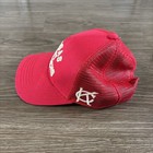 Kansas City Monarchs Negro League Baseball Hat Red Kc Mesh Snapback Trucker Cap