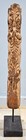 Antique Wooden Architectural Column Bracket On Stand Original Hand Carved