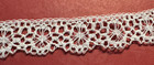 Antique  vintage French Scalloped Bobbin Lace 1 2  Edging Spider Web By Yard