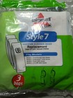 9 Bissell 32120  Style 7  Vacuum Cleaner Paper Bags Genuine