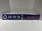 Pabst Blue Ribbon Beer Metal Sign 6x36 Street Sign Breweriana Decor