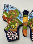 Talavera Ceramic Butterfly Mexican Art Pottery Hand Painted 12    X 9    Mexico New