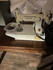 Unique White 221k Featherweight Sewing Machine Vintage 1964 Made Uk