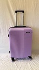 Travelers Club Hardside Luggage Lilac Purple 26  Medium Check In