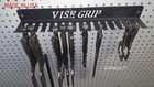 Hornbuilt Vise Grip Holder - Vise Grip Storage Rack  - Wall Mount - Holds 16 Usa