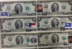 Limited Time Sale   set Of 12 -uncirc  Fed  Dist  1976  2 Bills W fdoi  only 12 