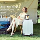 Explore Land Clear Carry On Luggage Cover Tough Protector Fits For 20 Inches Sui