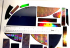 Silicon Semiconductor Wafers Wafer Big Slices Pcs Plain   Die Chip Design Lot Gg