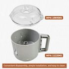 106458s Cutter Bowl Lid And 112204s Cutter Bowl Fits Robot Coupe R2 3l Gb