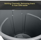 Rubbermaid Commercial 263200gy Round Brute Container Plastic 32 Gal Gray