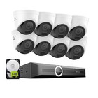Sannce 8ch Nvr 5mp Audio Poe Security Camera System Human Vehicle Detection Ip67
