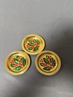 Vintage Tin Litho Toy Dishes Lot Mini Plates Child Tea Set Mixed 9pc