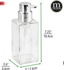 Foaming Soap Dispenser Glass Hand Soap Pumps  Refillable Mdesign