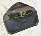 Rare American Optical Ful-vue Green 1021 Safety Glasses Sunglasses Bi-focal 1930