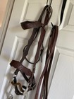 Vintage Tooled Leather  Bridle Complete Used Western Tack Free Shipping