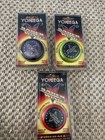3 Lot Yomega Vintage Fireball Yo-yo Original Packaging Red Green Purple 1990s