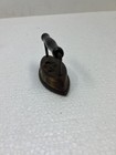 Antique Dover Sad Iron Salesman Sample Primitive Cast Iron W Wood Handle Vintage